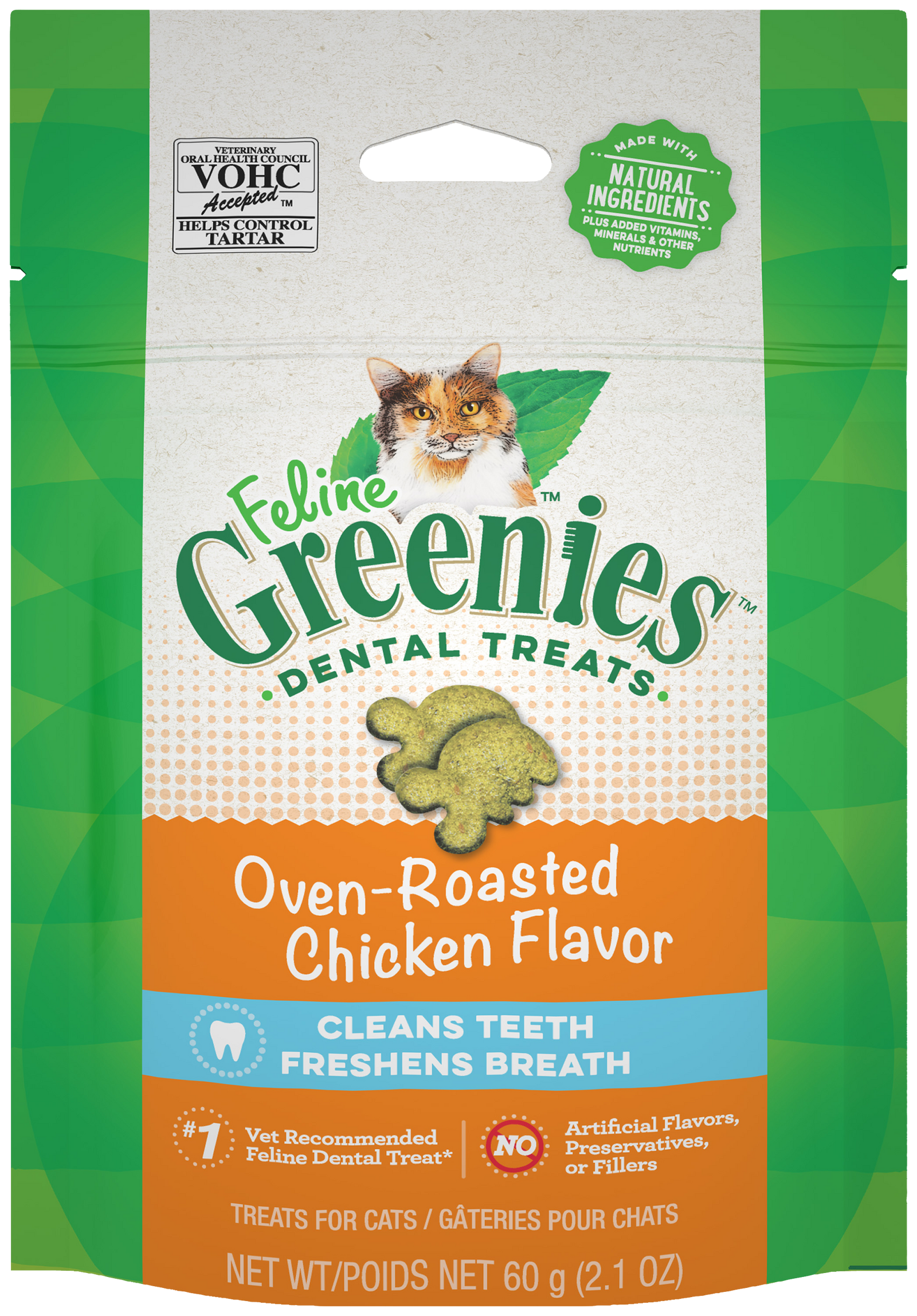 Greenies Cat Dental Treats, Chicken 2-Pack